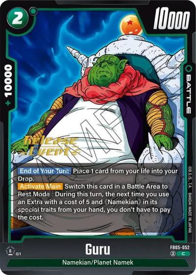 Guru FB05-052 New Adventure Release Event Cards Fusion World card