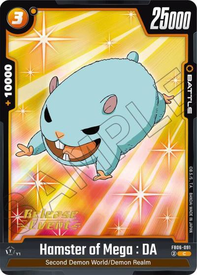 Hamster of Mega DA FB06-091 Rivals Clash Release Event Cards Fusion World card