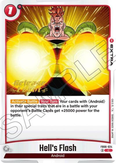 Hells Flash FB06-024 Rivals Clash Release Event Cards Fusion World card