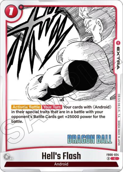 Hells Flash FB06-24 Manga Booster 01 Fusion World card