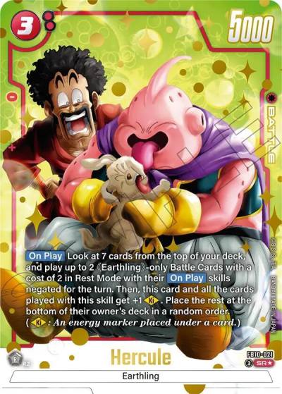 Hercule Alternate Art FB10-021 Cross Force Fusion World card