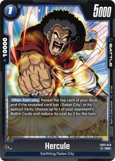 Hercule Championship Pack 02 FB03-049 Tournament and Championship Promos Fusion World card