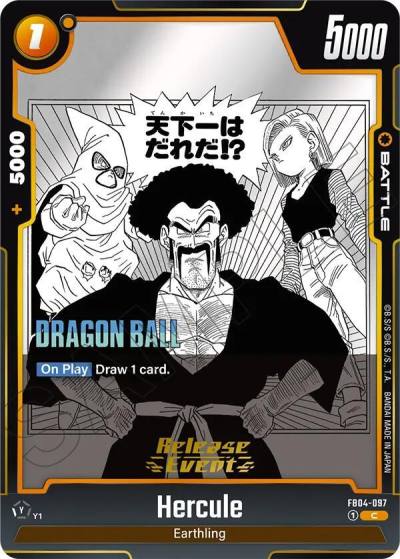 Hercule FB04-097 Manga Booster 02 Release Event Cards Fusion World card