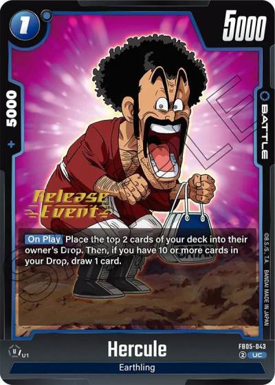 Hercule FB05-043 New Adventure Release Event Cards Fusion World card