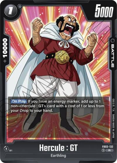 Hercule GT FB03-132 Raging Roar Fusion World card