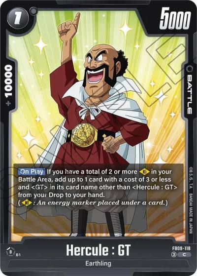 Hercule GT FB09-118 Dual Evolution Fusion World card