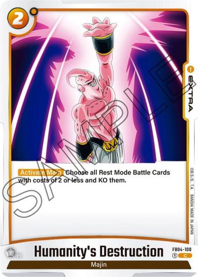 Humanitys Destruction FB04-100 Ultra Limit Fusion World card