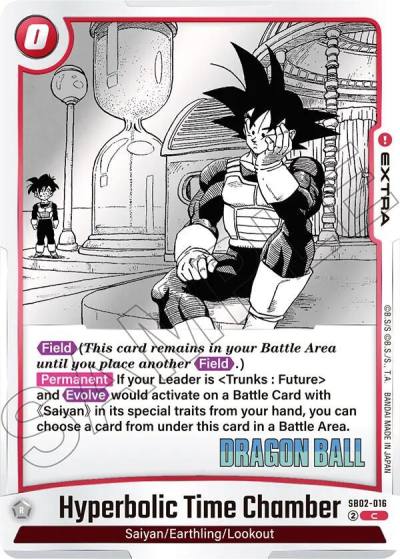 Hyperbolic Time Chamber SB02-016 Manga Booster 02 Fusion World card