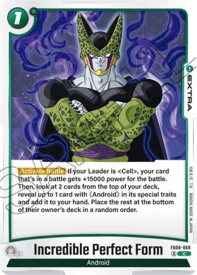 Incredible Perfect Form FB08-069 Saiyan's Pride Fusion World card