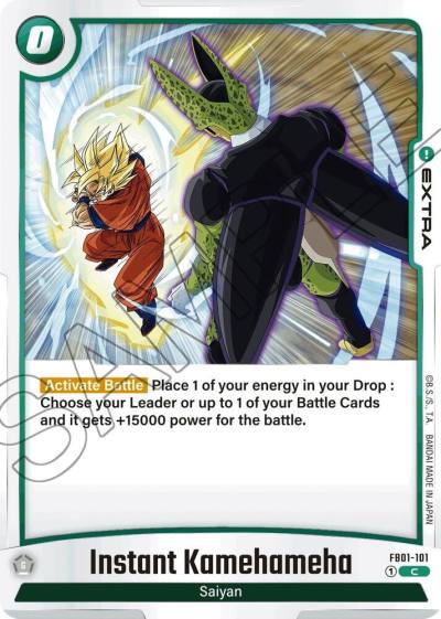 Instant Kamehameha FB01-101 Awakened Pulse Fusion World card