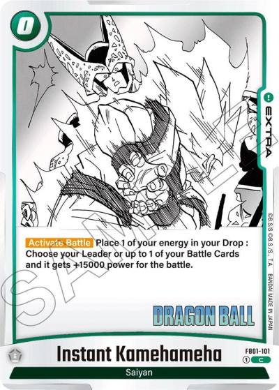 Instant Kamehameha Holofoil FB01-101 Manga Booster 01 Fusion World card