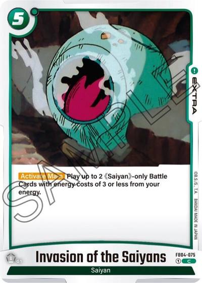 Invasion of the Saiyans FB04-075 Ultra Limit Fusion World card