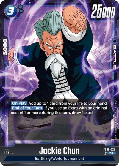 Jackie Chun FB06-029 Rivals Clash Fusion World card