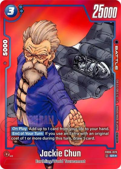 Jackie Chun Limited Pack MANGA Version 01 FB06-029 Tournament and Championship Promos Fusion World card