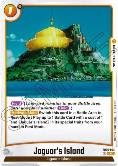 Jaguars Island FB05-092 New Adventure Fusion World card