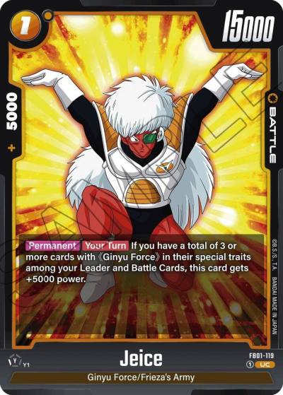 Jeice FB01-119 Awakened Pulse Fusion World card