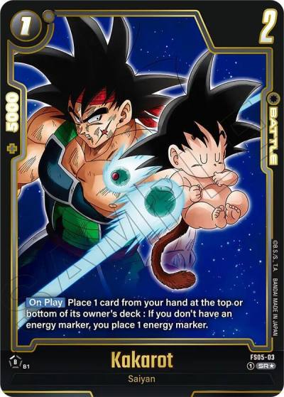 Kakarot Alternate Art FS05-03 Starter Deck 5: Bardock Alternate Art Reprints Fusion World card