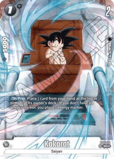 Kakarot Bonus Pack Alternate Art FS05-03 Starter Deck 5: Bardock Fusion World card