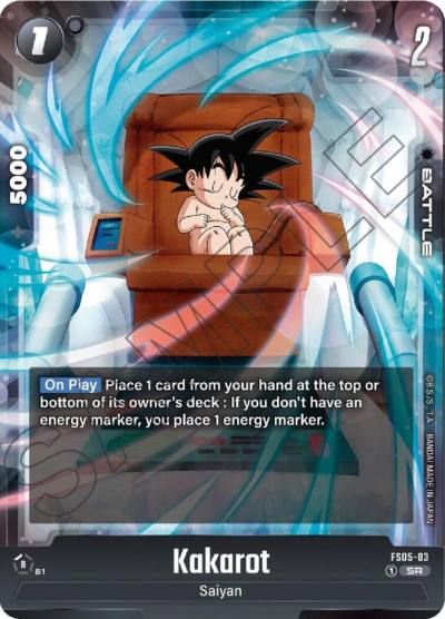 Kakarot FS05-03 Starter Deck 5: Bardock Fusion World card