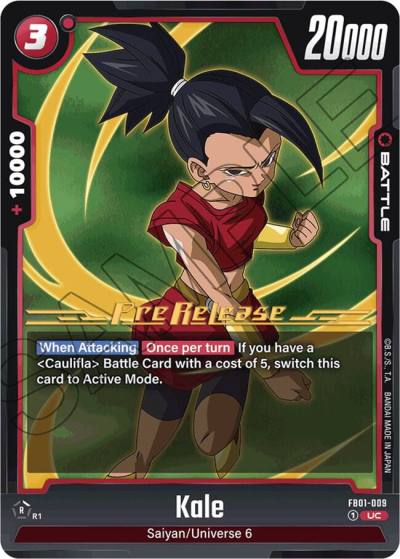 Kale FB01-009 Awakened Pulse Pre-Release Cards Fusion World card