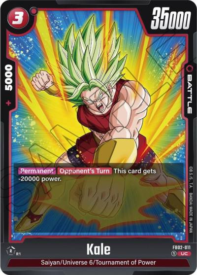 Kale FB02-011 Blazing Aura Fusion World card