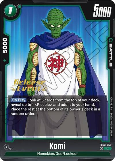 Kami FB03-055 Raging Roar Release Event Cards Fusion World card