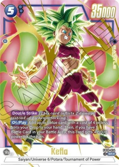 Kefla Alternate Art FB08-034 Saiyan's Pride Fusion World card