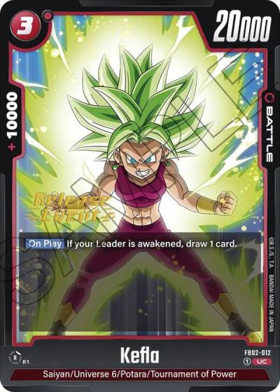 Kefla FB02-012 Blazing Aura Release Event Cards Fusion World card