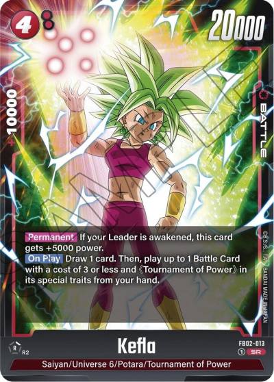Kefla FB02-013 Blazing Aura Fusion World card