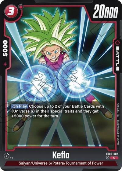 Kefla FB03-007 Raging Roar Fusion World card