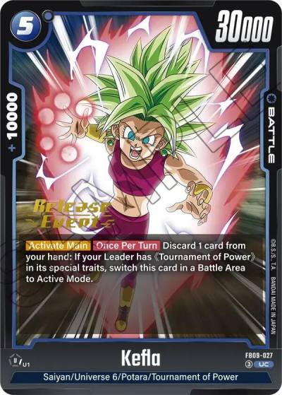 Kefla FB09-027 Dual Evolution Release Event Cards Fusion World card