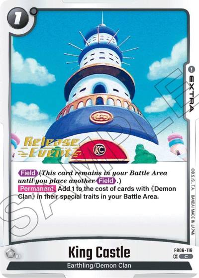 King Castle FB06-116 Rivals Clash Release Event Cards Fusion World card