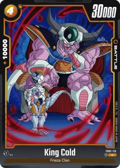 King Cold FB01-115 Awakened Pulse Fusion World card