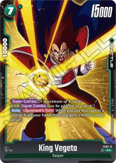 King Vegeta Bonus Pack Alternate Art FS03-12 Starter Deck 3: Broly Fusion World card