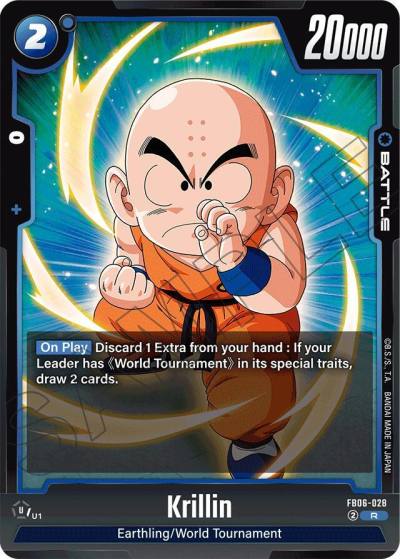Krillin FB06-028 Rivals Clash Fusion World card