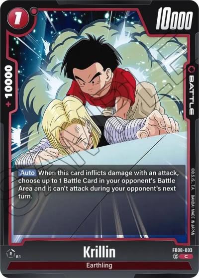 Krillin FB08-003 Saiyan's Pride Fusion World card
