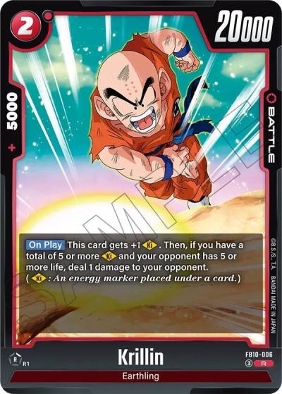 Krillin FB10-006 Cross Force Fusion World card