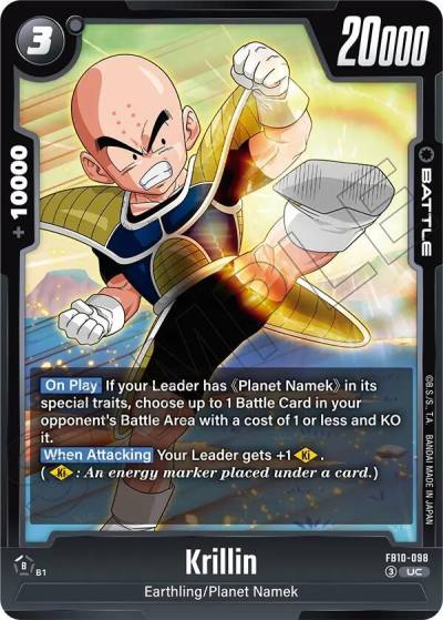Krillin FB10-098 Cross Force Fusion World card