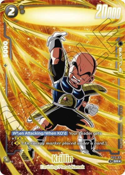 Krillin Gold FS12-03 Starter Deck EX: The Beat of Ki Fusion World card