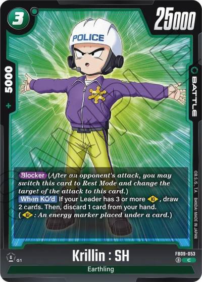 Krillin SH FB09-053 Dual Evolution Fusion World card