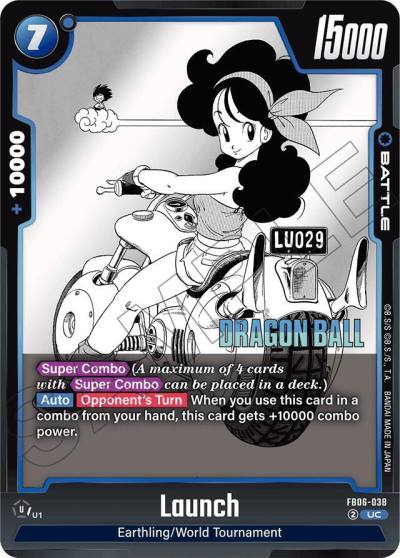 Launch FB06-038 Manga Booster 01 Fusion World card
