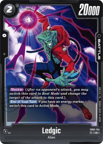 Ledgic FB03-134 Raging Roar Fusion World card