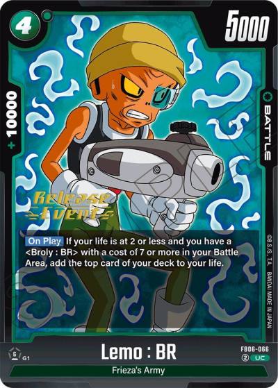 Lemo BR FB06-066 Rivals Clash Release Event Cards Fusion World card