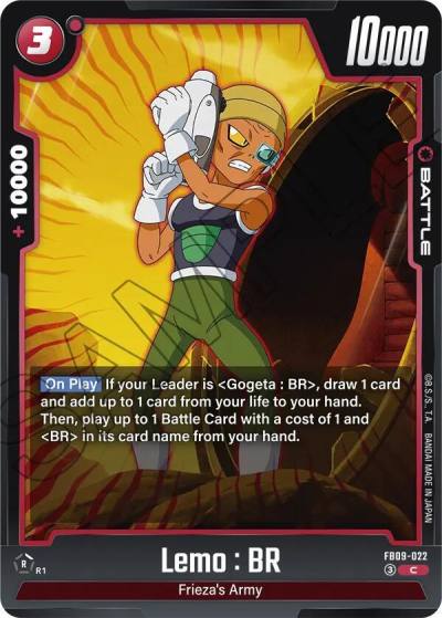 Lemo BR FB09-022 Dual Evolution Fusion World card
