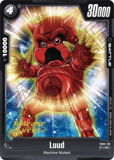 Luud FB03-133 Raging Roar Release Event Cards Fusion World card