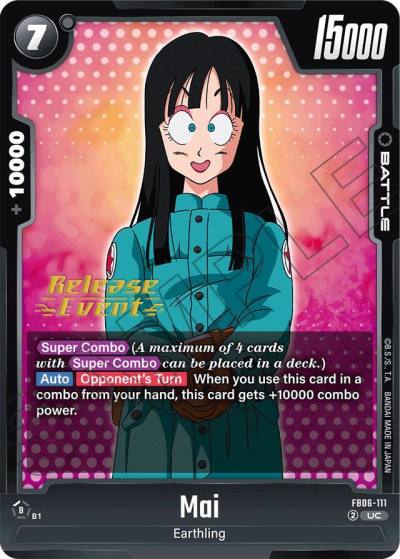 Mai FB06-111 Rivals Clash Release Event Cards Fusion World card
