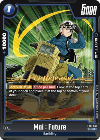 Mai Future FB01-061 Awakened Pulse Pre-Release Cards Fusion World card