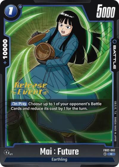 Mai Future FB02-062 Blazing Aura Release Event Cards Fusion World card