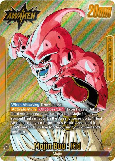 Majin Buu Evil Majin Buu Kid Gold SB01-029 Manga Booster 01 Fusion World card