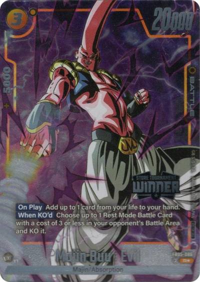 Majin Buu Evil Tournament Pack Winner 06 FB05-086 Tournament and Championship Promos Fusion World card